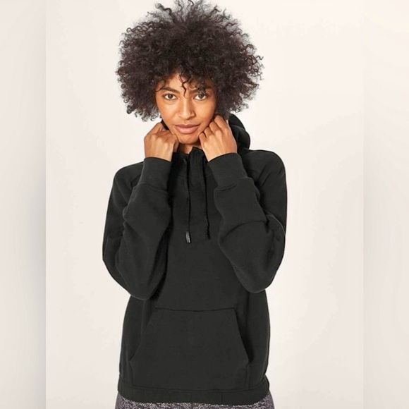 Lululemon Warm For Winter Hoodie Sweatshirt Relaxed Fit Washed Black - Picture 1 of 13
